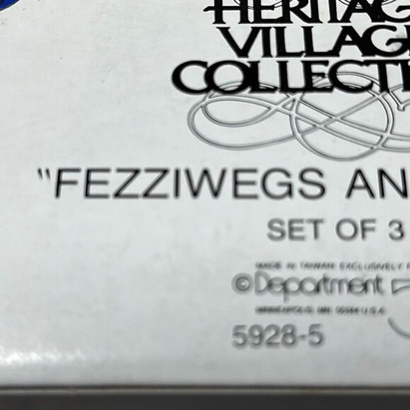 Department 56 Fezziwigs and Friends Set of 3 Mini Figurines ERROR - Picture 7 of 7